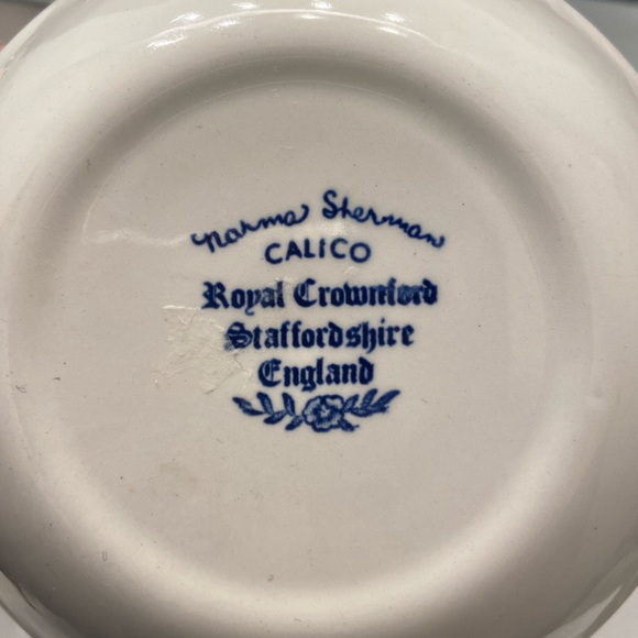 Vintage Norma Sherman Calico Royal Crownford - Picture 2 of 3